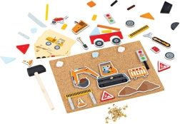 Bigjigs Toys kreatives Hammer-Spiel Verkehr