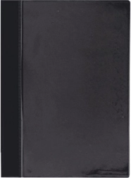 Schnellhefter A4 aus PVC ohne Vordertasche – schwarz