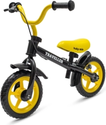 Lauflernrad mit Bremse BABY MIX Traveller schwarz