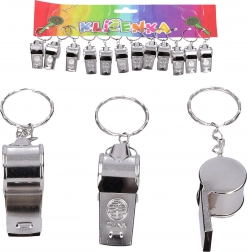 Schlüsselanhänger mit Pfeife 4 cm