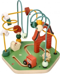 Motivierendes Perlenlabyrinth Bauernhof