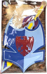 Schaumschwert und Schild Adler für Kinder