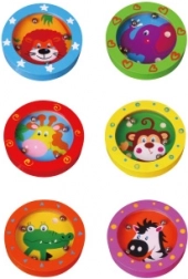 VIGA Holzlabyrinth mit Tieren – Taschen-Balance-Spiel