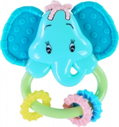 Rassel und Beißring Elefant für Babys