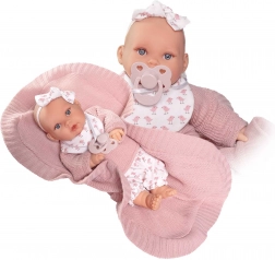 Realistische Puppe Kika mit Geräuschen und Weichem Körper 27 cm