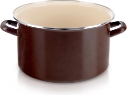 Emaille-Topf Brown 32 cm, 11,5 l