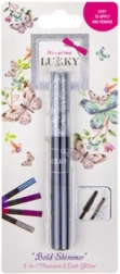 2-in-1 Mascara und Glitzer für Wimpern Lukky
