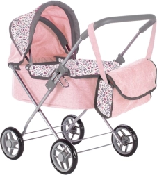 Tiefer Puppenwagen Pink Flowers