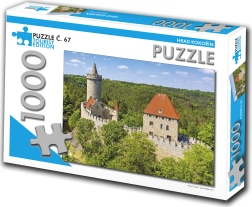 Touristenpuzzle Burg Kokořín 1000 Teile