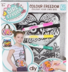 Ausmal-Tasche mit Textilmarkern