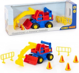 Mega-Bagger ConsTruck mit Gummireifen von WADER