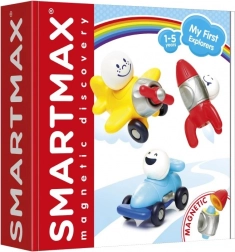 SmartMax Meine ersten Abenteurer – magnetisches Konstruktionsspiel für Kinder (16 Stück)
