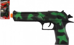 Plastikpistole mit Schwungrad 23 cm