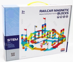 Magnetische Rennstrecke mit 240 Teilen und Elektroauto