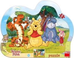 Puzzle Verstecken mit Winnie Puuh 25 Teile