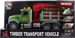 Batteriebetriebener Holztransporter mit Schwungrad