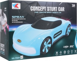 RC-Auto für Kinder mit Raucheffekt und Uhrensteuerung – blau