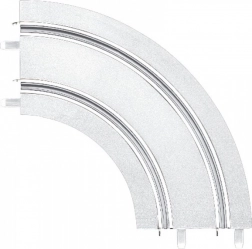 Kurve 1/90° Schnee/Eis für Carrerabahnen Carrera GO!!!, GO!!! Plus und Digital 143 (2 Stk)