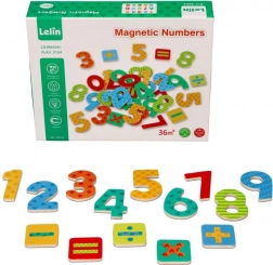 Magnetische Holz-Zahlen