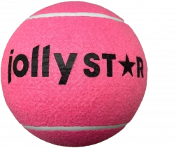 Tennisball XXL JollyStar rosa