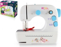 Kompakte Nähmaschine mit Metallkonstruktion und Lichteffekten