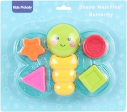 Steckpuzzle Schmetterling – Plastikspielzeug für Kinder ab 18 Monaten