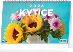Tischkalender Blumenschmuck 2026
