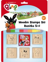 Stempelset mit Wachsmalkreide BING 5+1