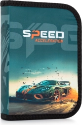 Einschichtige Federmappe mit Auto-Motiv Oxybag