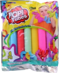 Interaktive Pop Tubes – Set aus dehnbaren sensorischen Röhrchen