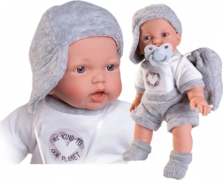 Reale Puppe mit umweltfreundlicher Kleidung und Sounds