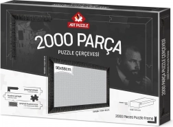 Schwarzer Puzzlerahmen 96x68 cm