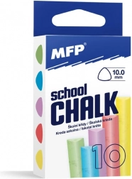 Bunte dreieckige Kreiden 10 Stück in Schachtel