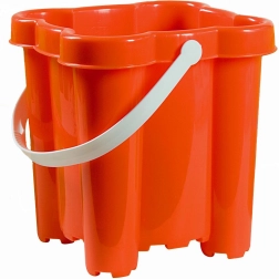 Androni Eimer Burg mit 4 Türmen, Höhe 20 cm – Rot