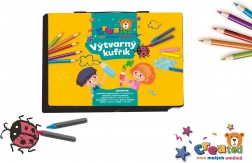 Kreatives Malset im Kunststoffkoffer