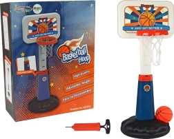Kinder-Basketballset mit verstellbarer Höhe 125 cm