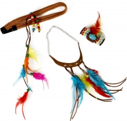 Indianische Zubehörset für Erwachsene