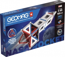 Magnetisches Konstruktionsset GEOMAG NASA – Rakete, 103 Teile