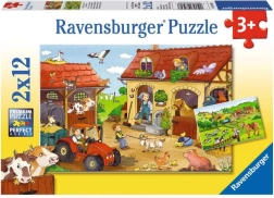 Puzzle 2x12 Teile Bauernhof