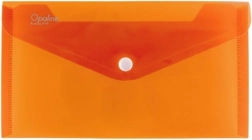 Dokumentenumschlag mit Druckknopf DL Opaline orange