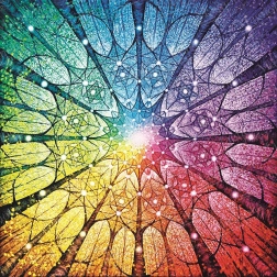 Puzzle Mandala des Lebens 1023 Teile MAGNOLIA