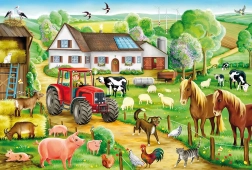 Puzzle Auf dem Bauernhof 100 Teile für Kinder von SCHMIDT
