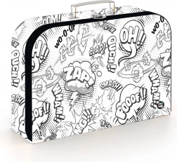 Kinderkoffer Komiks Weiß