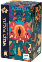 Metallisches Puzzle Monster Party 50 Teile