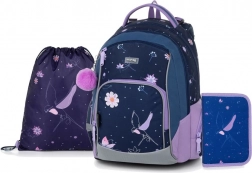 Schulset OXY GO Blumen – Rucksack, Turnbeutel und Federmäppchen