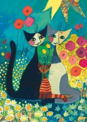 Heye Metallic-Puzzle Blumenbeet 1000 Teile