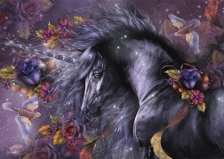 Puzzle Blaue Rose 1000 Teile