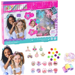 Kreatives DIY-Set zur Herstellung von Haarreifen – Einhörner und glitzernde Deko