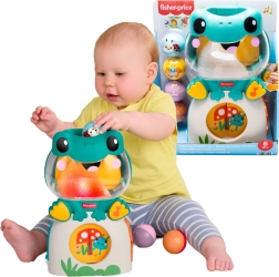 Fisher-Price interaktiver leuchtender Musikfrosch mit Bällen