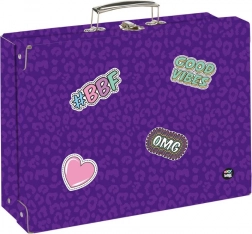 Eckiger Laminokoffer A4 für Schulbedarf